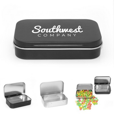 Mini Portable Hinged Tin Box