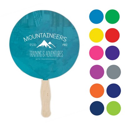 Round Paper Hand Fan