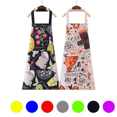 Dye Sublimation Full Length Apron W/ Adjustable Neck Strap