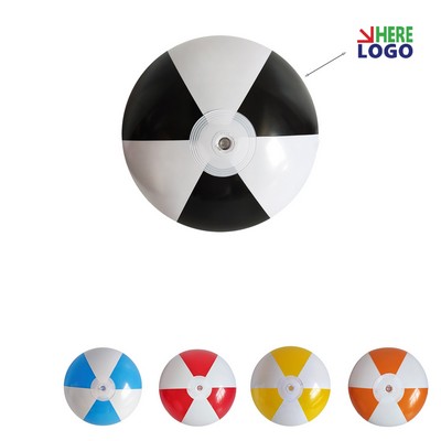 14-Inch Two-Tone PVC Inflatable Toy Ball for Outdoor Games