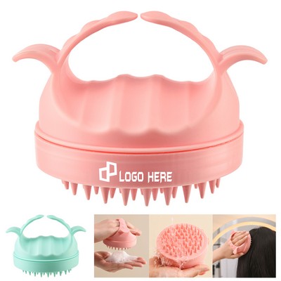 Silicone Massage Shampoo Brush