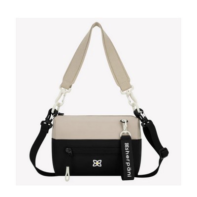 Sherpani Skye Mini Crossbody, Con Leche