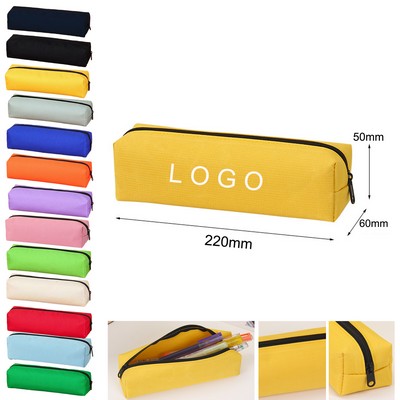 Simple Pencil Bag Small Square Waterproof Pencil Case
