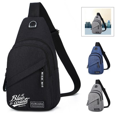 Water-resistant Crossbody Chest Bag