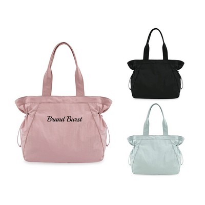 Side-Cinch Shopper Bag