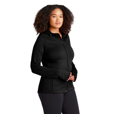 Sport-Tek Women's Tech Fleece Full-Zip Hooded Jacket