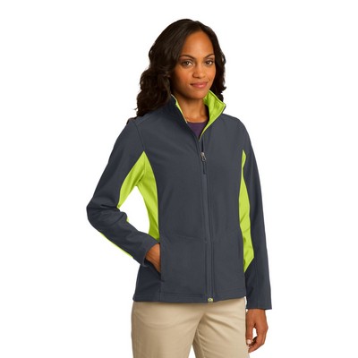 Port Authority Women's Core Colorblock Soft Shell Jacket.