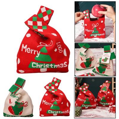 Christmas Knitted Gift Bags