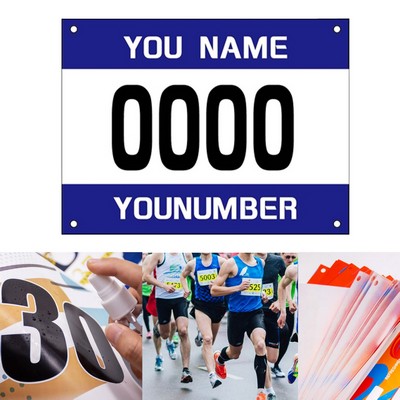 Marathon Race Bib Numbers Waterproof Tyvek Paper