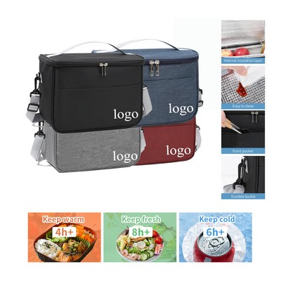 Aluminum Foil Thickened Large Capacity Insulated Lunch Bag