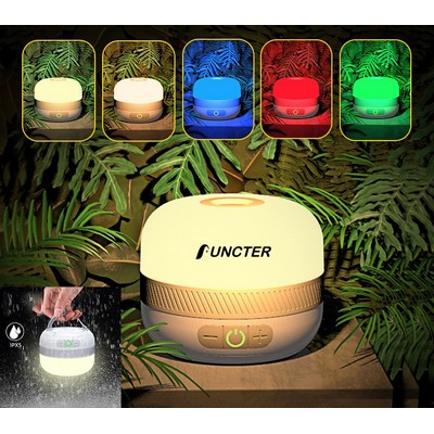 Built-in Magnet Outdoor Camping Lamp W/A Handle