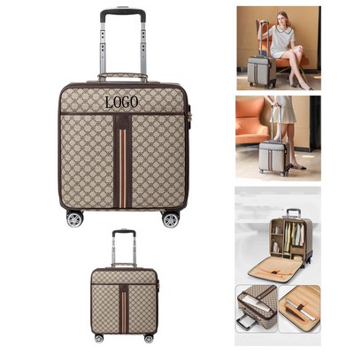 Fashionable Waterproof Multifunctional Trolley Suitcase