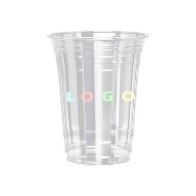 16Oz Plastic Clear Party Cold Cups With Lid