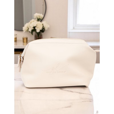 Vegan Leather Wire Framed Travel Case