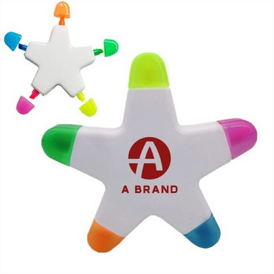 Highlight Pens Markers Star Shape