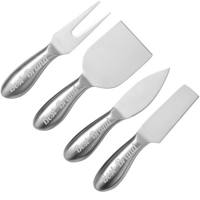 4 - Piece Stainless Steel Cheese Knife Set