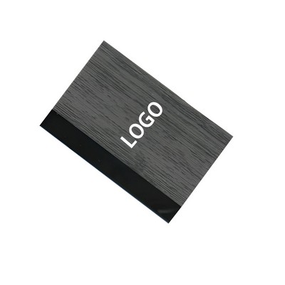 Wood Grain Business Card Holder