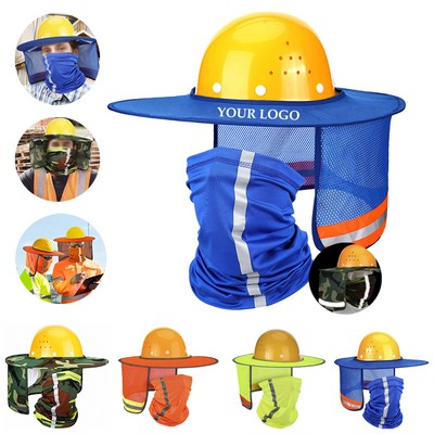 Construction Safety Gear Full Brim Hard Hat Sun Shade