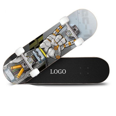 Maple Double Tilt Skateboard For Teens