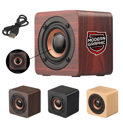 Wooden Mini Wireless Bluetooth Speaker