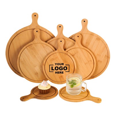 8" Wooden Pizza Tray