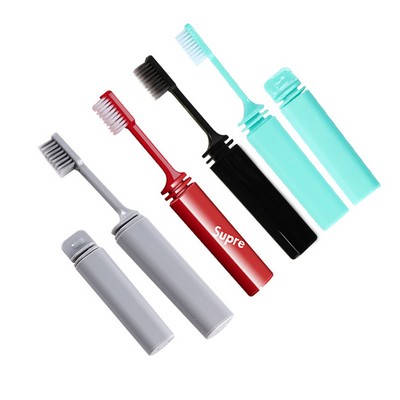 Portable Travel Toothbrush W/ Foldable Sleeve