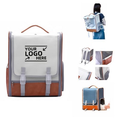 Outdoor Pet Carrier Breathable Travel Bag Ventilate Backpack