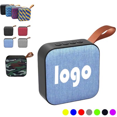 Fabric Portable Wireless Bluetooth Speaker