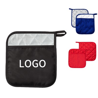 Canvas Heat-Resistant Oven Mitt