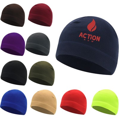 Unisex Warm Polar Fleece Cap