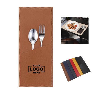 Leather Cutlery Sleeve