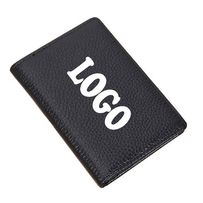 Men's Genuine Leather Card Holder Custom-Made Top Cowhide