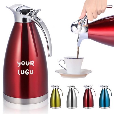 2L Double Wall Vacuum Insulated Stainless Steel Pitcher