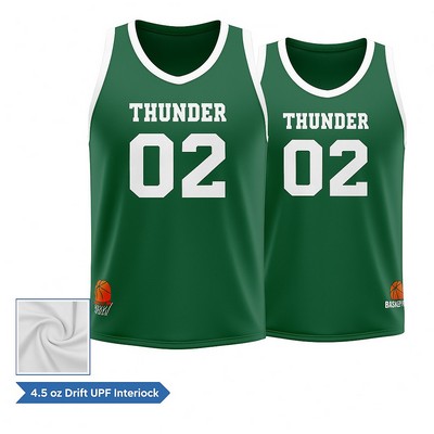 Sublimation UPF DriFit Reversible Basketball Jersey