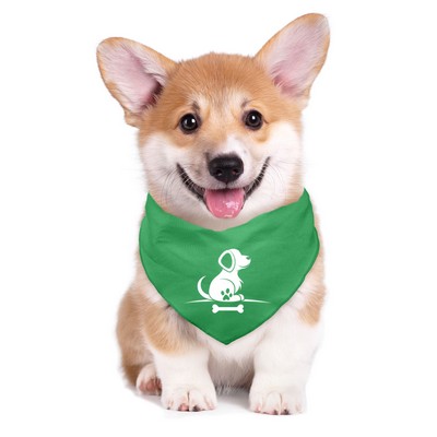 Polyester Full Color Dog Triangle Bandana