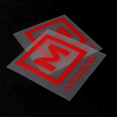 1" Silicone Sticker Label and 1mm Thickness with Adhesive Backing