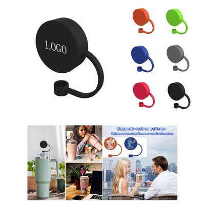 Round Silicone Straw Cover