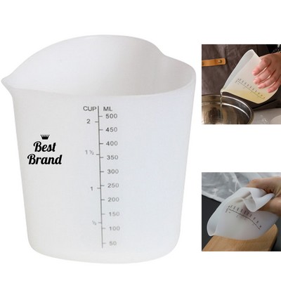 Heart - Shaped Silicone Measuring Cup