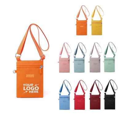 Nylon Crossbody Phone Bag