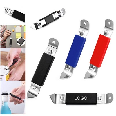 Magnetic Beer Bottle Opener with Can Piercer
