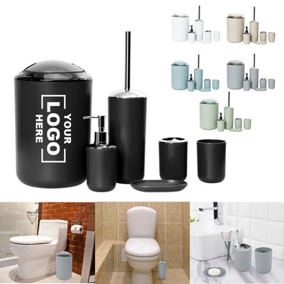 Bathroom Cleaning Supplies Set 6 Pieces