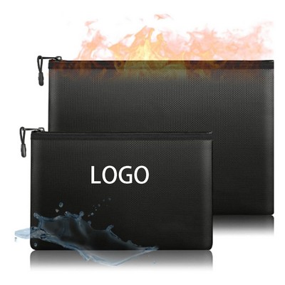 Liquid Silicone Flame-Resistant Document Pouch