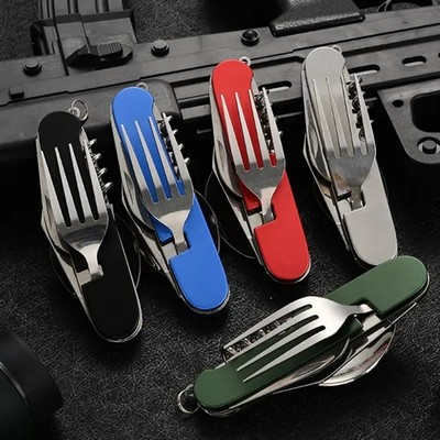 Multi-Function Camping Utensil Flatware