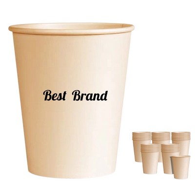 9 - Ounce Disposable Thickened Craft Paper Cup