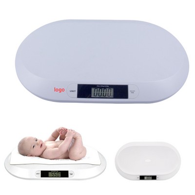 Digital Baby & Pet Scale with Measuring Tape – 44 lbs Capacity