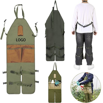 Multi-Pocket Protective Leg Apron For Gardening & Outdoor Work