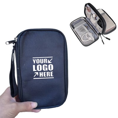 Travel Electronic Cable Accessory Organizer Bag