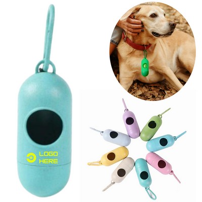Wheat Straw Pill Shaped Pet Dog Waste Bag Holder