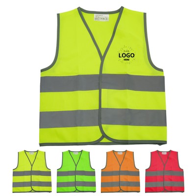 Kid Reflective High Visibility Safety Vest