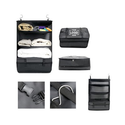 3-Tier Hanging Clothing Storage Organiser